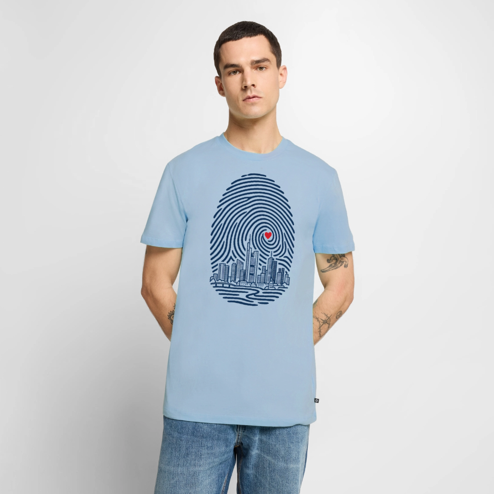 Frankfurt im Herzen – Männer Premium T-Shirt - Hellblau