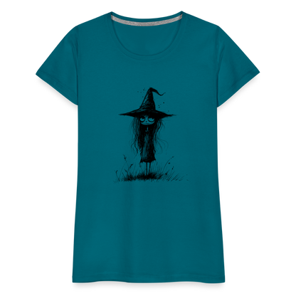 Kleine Hexe - Frauen Premium T-Shirt - by Artful Alchemist