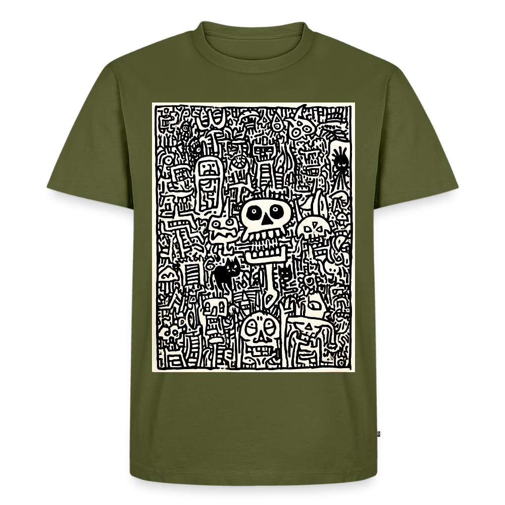 Weird Creatures – Männer Premium T-Shirt - Khaki