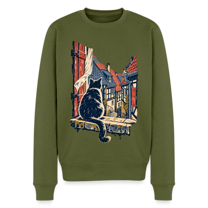 Altstadt-Katze – Männer Premium Pullover - by Artful Alchemist