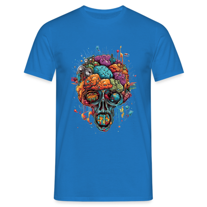 Surrealistischer, psychedelischer Totenkopf - Männer T-Shirt - by Artful Alchemist