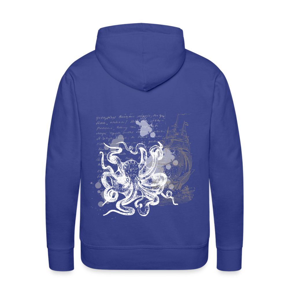 Vintage Steampunk Oktopus Motiv - Männer Premium Hoodie - Königsblau