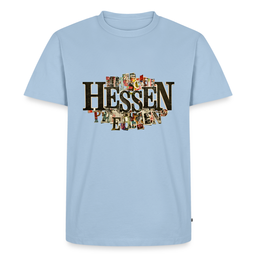 Hessen Collage - Männer Premium T-Shirt - Hellblau