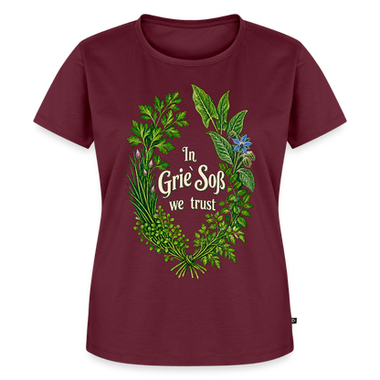 In Grie’ Soß We Trust - Frauen Premium T-Shirt - by Artful Alchemist