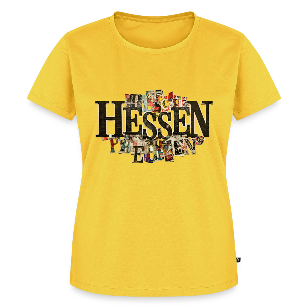 Hessen Collage - Frauen Premium T-Shirt - Sonnengelb