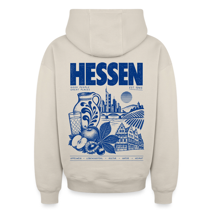 Hessen Heimat – Oversized Heavyweight Unisex Hoodie