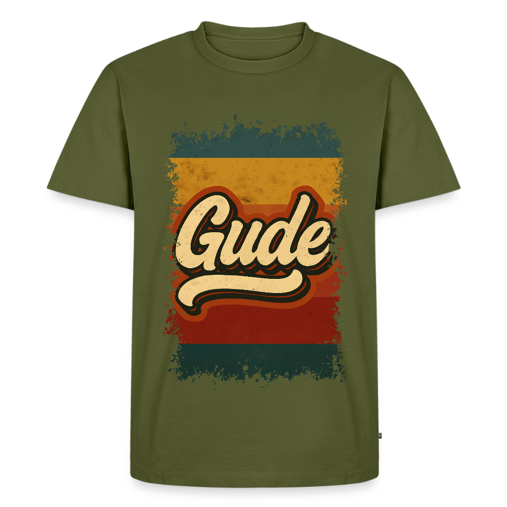 GUDE Shirt - Männer Premium T-Shirt - Khaki