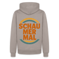 „Schau Mer Mal“ – Retro Look aus Hessen - Männer Premium Hoodie - Taupe