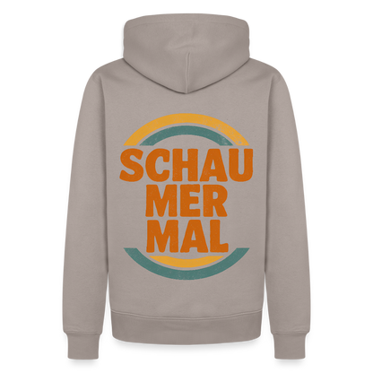 „Schau Mer Mal“ – Retro Look aus Hessen - Männer Premium Hoodie - by Artful Alchemist