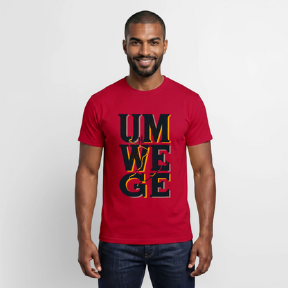 Umwege – Männer T-Shirt - Rot