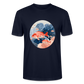 Bunter Meeres Fisch - Stanley/Stella Unisex Bio-T-Shirt CRAFTER - Navy
