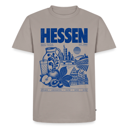 Hessen – Männer Premium T-Shirt - Taupe