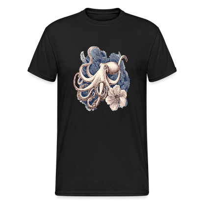 Vintage Oktopus - Männer Gildan Heavy T-Shirt - by Artful Alchemist