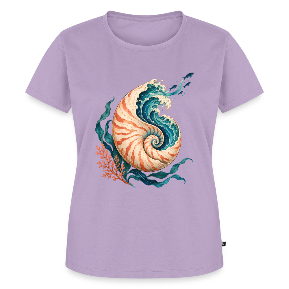 Nautilus Wave – Frauen Premium T-Shirt - Lavendel