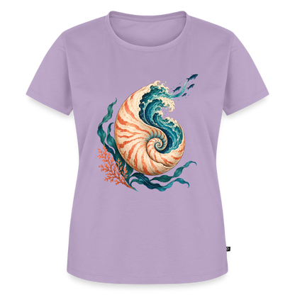Nautilus Wave – Frauen Premium T-Shirt - Lavendel
