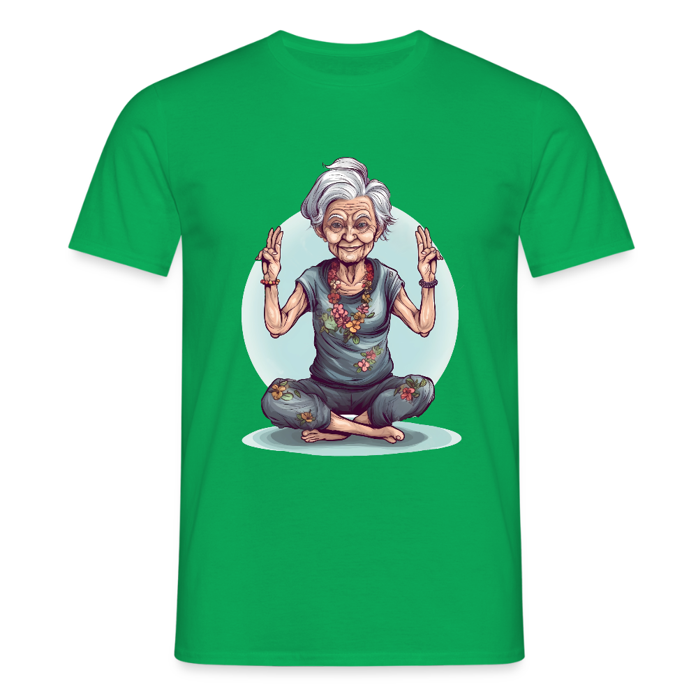 Coole Yoga Oma - Meditation im besten Alter - Männer T-Shirt - by Artful Alchemist