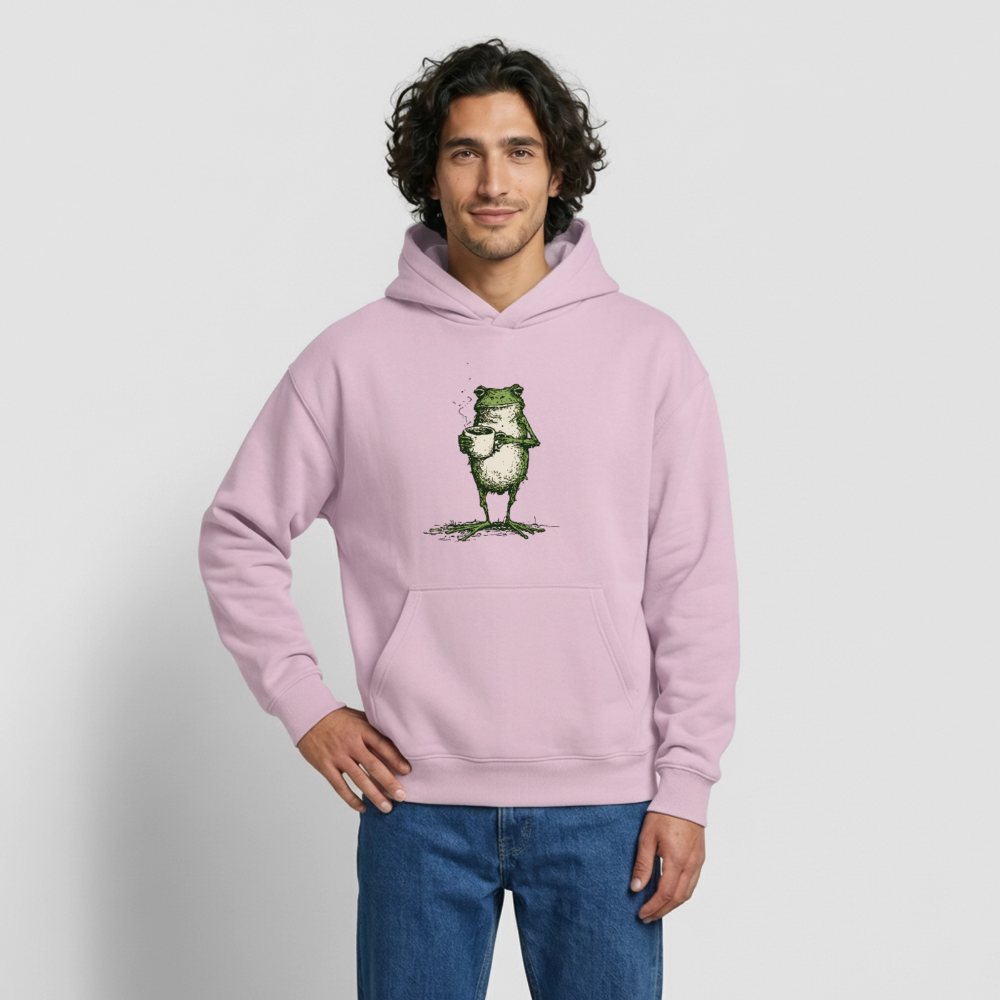 Coffee Frog – Oversized Heavyweight Unisex Hoodie - Altrosa