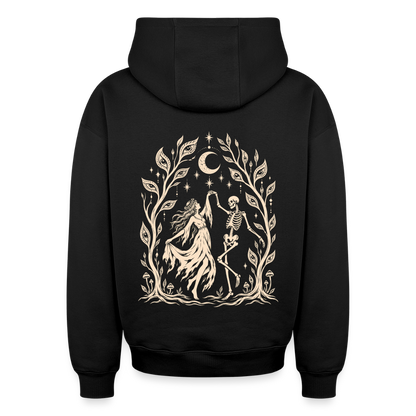 Moonlight Dance – Oversized Heavyweight Unisex Hoodie - Schwarz