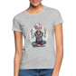 Coole Yoga Oma - Meditation im besten Alter  - Frauen T-Shirt - Grau meliert