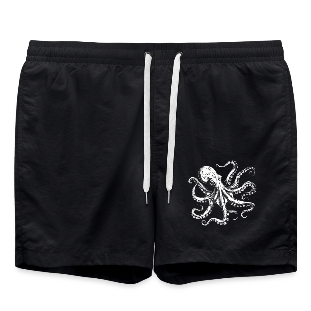 Cooler Oktopus Kraken - Badeshorts Unisex - Schwarz