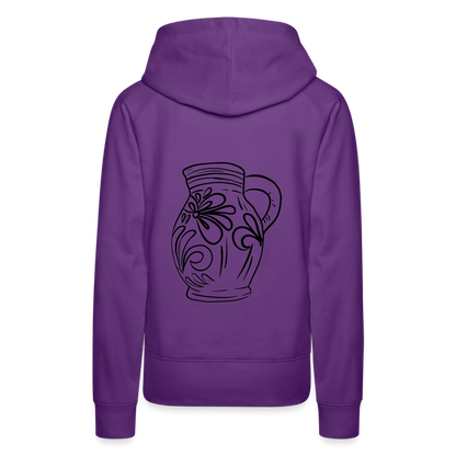 Frankfurter Bembel - Hessisch Mundart - Frauen Premium Hoodie - by Artful Alchemist