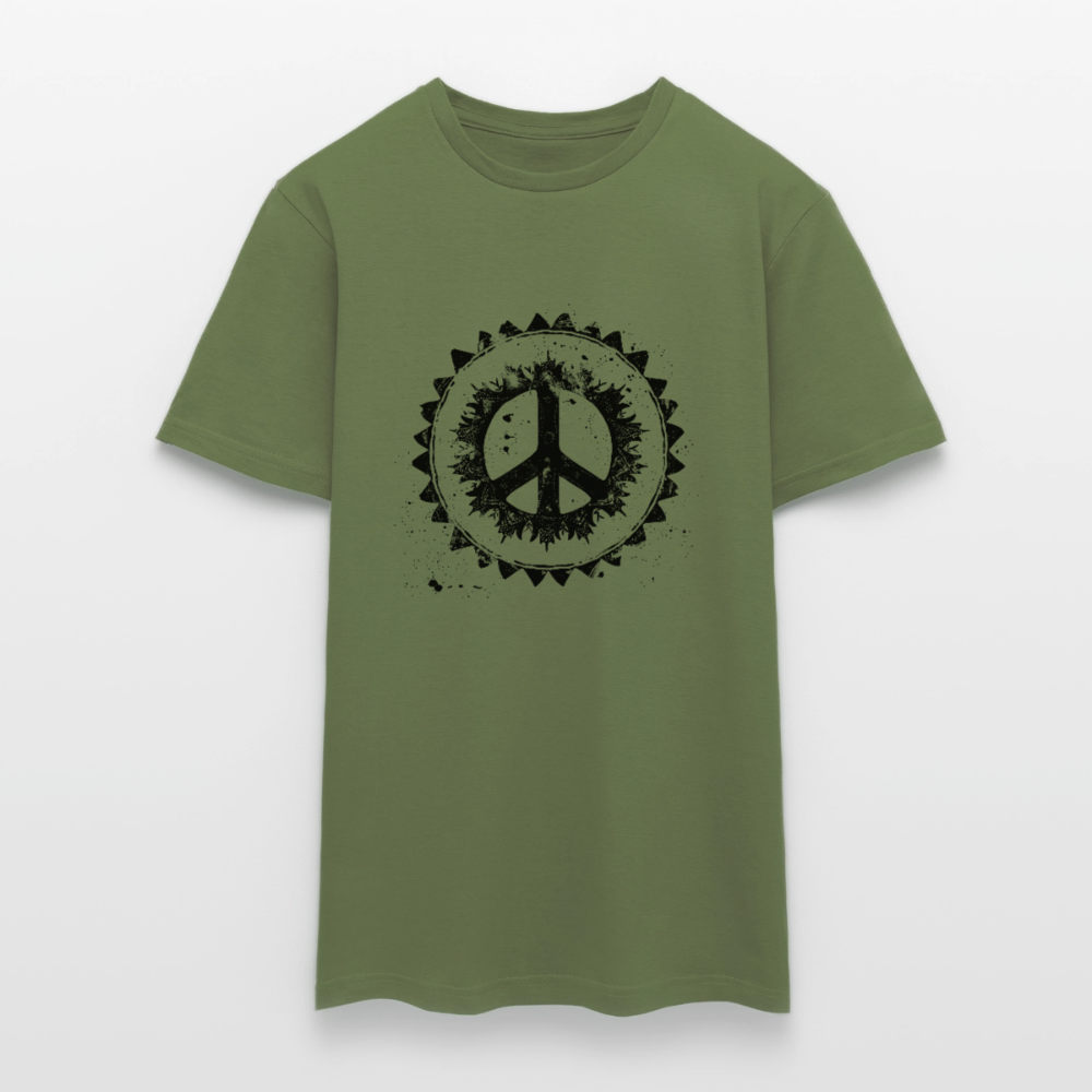 Urban Retro Peace Zeichen - Männer T-Shirt - by Artful Alchemist