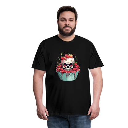 Gruseliges Horror Kirschtörtchen - Happy Halloween - Männer Premium T-Shirt - by Artful Alchemist