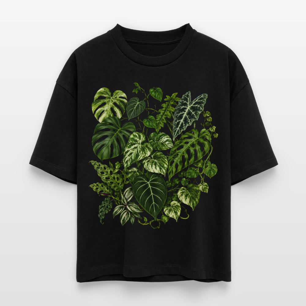 Urban Jungle - Stanley/Stella Frauen Boxy Bio-T-Shirt Nova - Schwarz