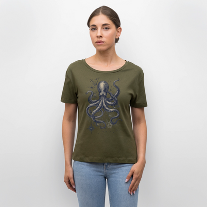 Steampunk Oktopus - Stanley/Stella Relaxed Rundhals Frauen Bio-T-Shirt SERENA - by Artful Alchemist