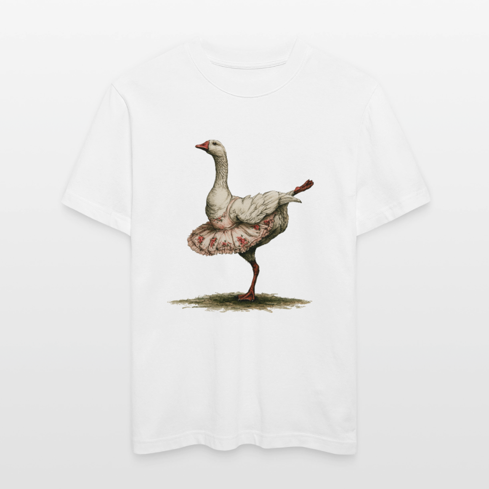 Gänseballerina - RELAXED FIT Unisex Organic T-Shirt - by Artful Alchemist