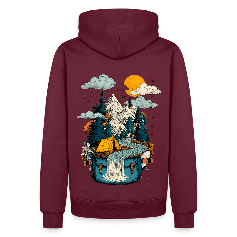 World in a Pack – Adventure Surrealism - Männer Premium Hoodie - by Artful Alchemist