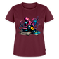 DJ Oktopus – Wenn Tiefsee auf Vinyl trifft - Frauen Premium T-Shirt - Burgunderrot