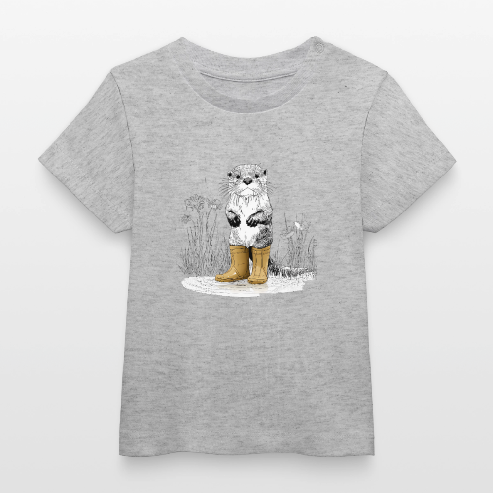 Puddle Jumper – Süßer Otter - Stanley/Stella Baby Bio-T-Shirt BABY CREATOR - by Artful Alchemist