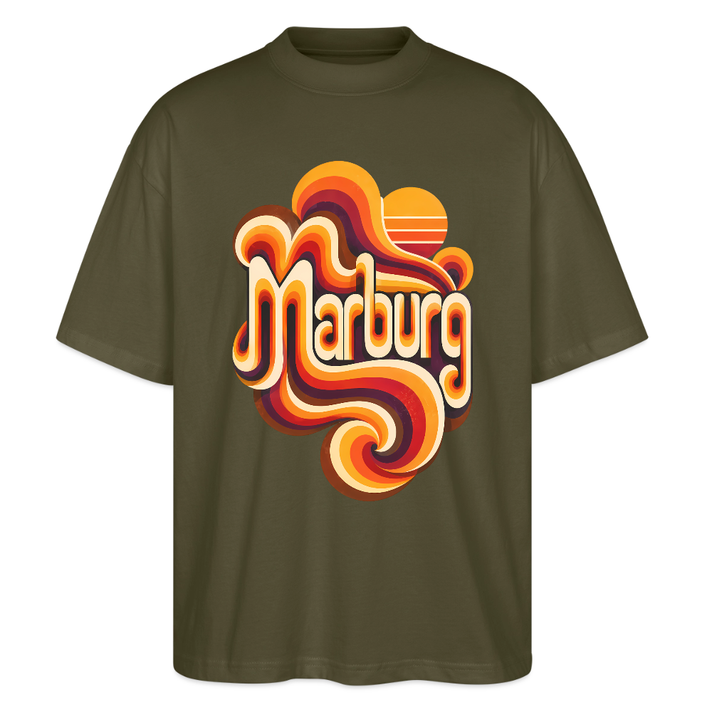Marburg Retro – Oversized Unisex Bio T-Shirt - Khaki