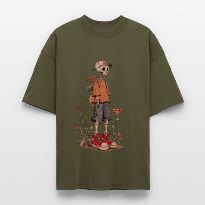 Skeleton Boy - Stanley/Stella Oversized Unisex Bio T-Shirt Blaster - by Artful Alchemist