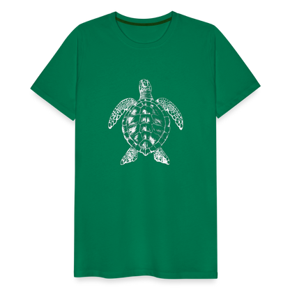 Meeresschildkröte - Monochrom - Männer Premium T-Shirt - by Artful Alchemist