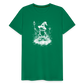 Magischer Frosch mit Zauberhut und Zauberstab - Männer Premium T-Shirt - Kelly Green