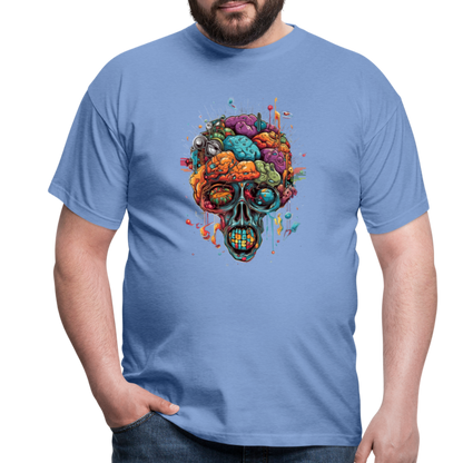 Surrealistischer, psychedelischer Totenkopf - Männer T-Shirt - by Artful Alchemist