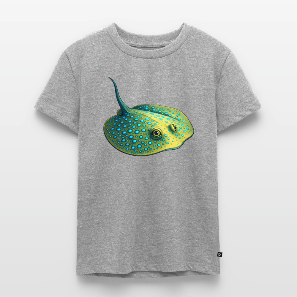 Blaupunktrochen - Kinder Premium T-Shirt - Grau meliert