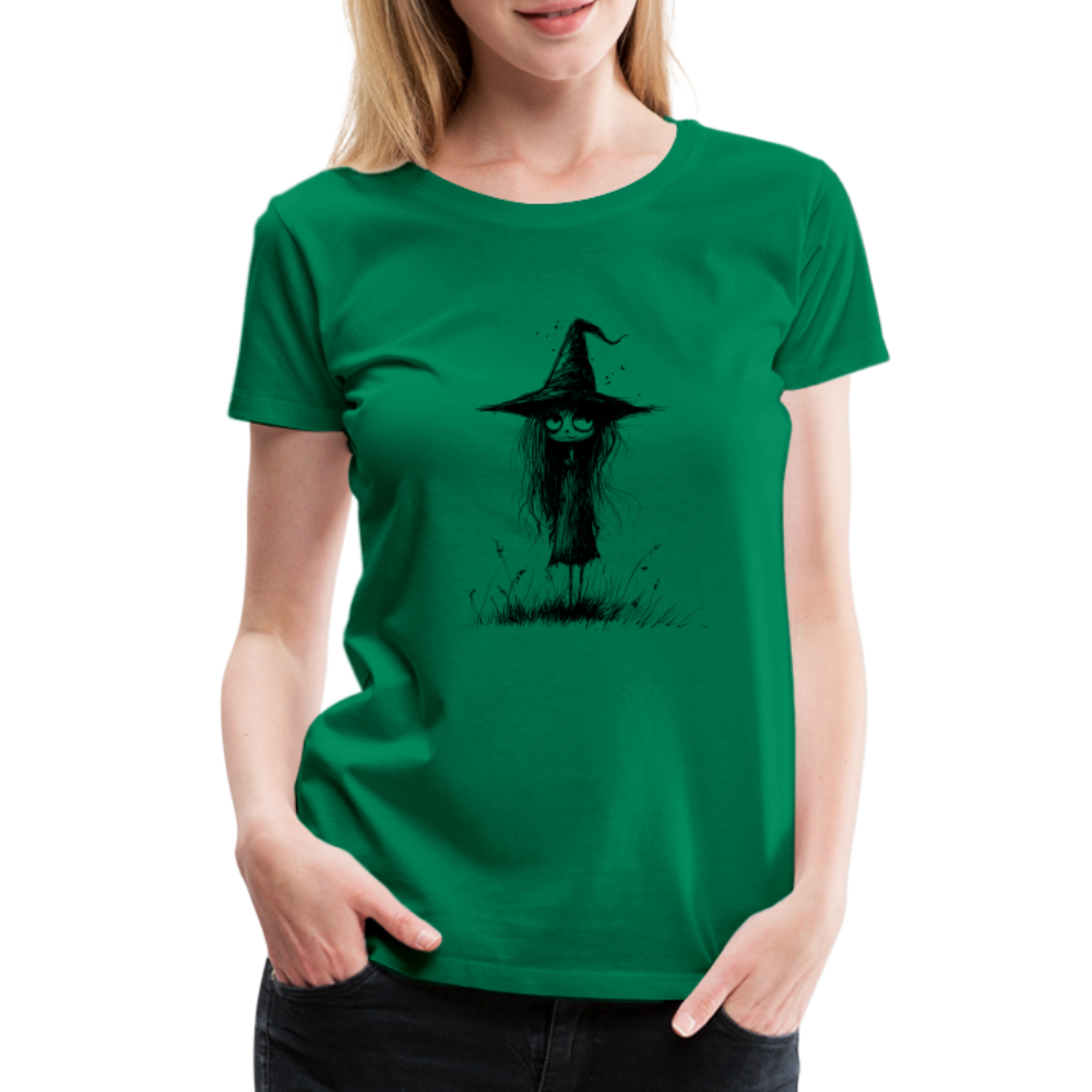 Kleine Hexe - Frauen Premium T-Shirt - Kelly Green