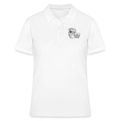 Bembel mit Gläsern - Hessisch Mundart - Frauen Premium Poloshirt - by Artful Alchemist