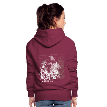 Vintage Steampunk Oktopus Motiv - Frauen Premium Hoodie - by Artful Alchemist