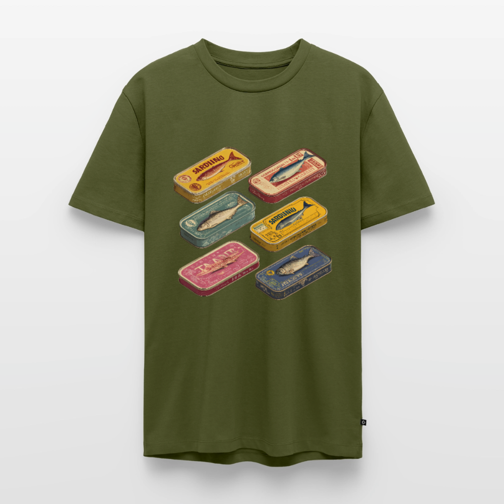 Vintage Sardine Cans Collective - Männer Premium T-Shirt - by Artful Alchemist