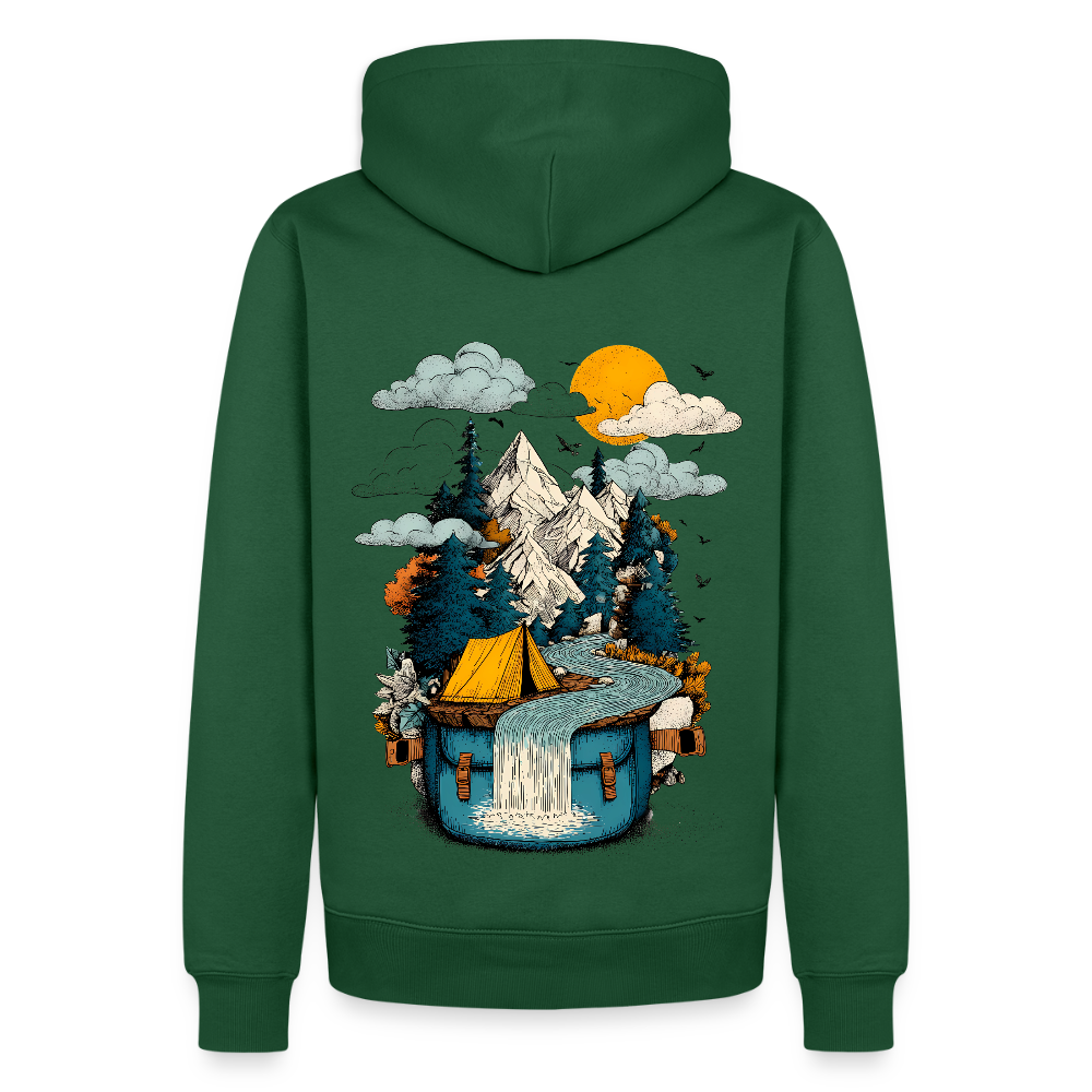 World in a Pack – Adventure Surrealism - Männer Premium Hoodie - by Artful Alchemist