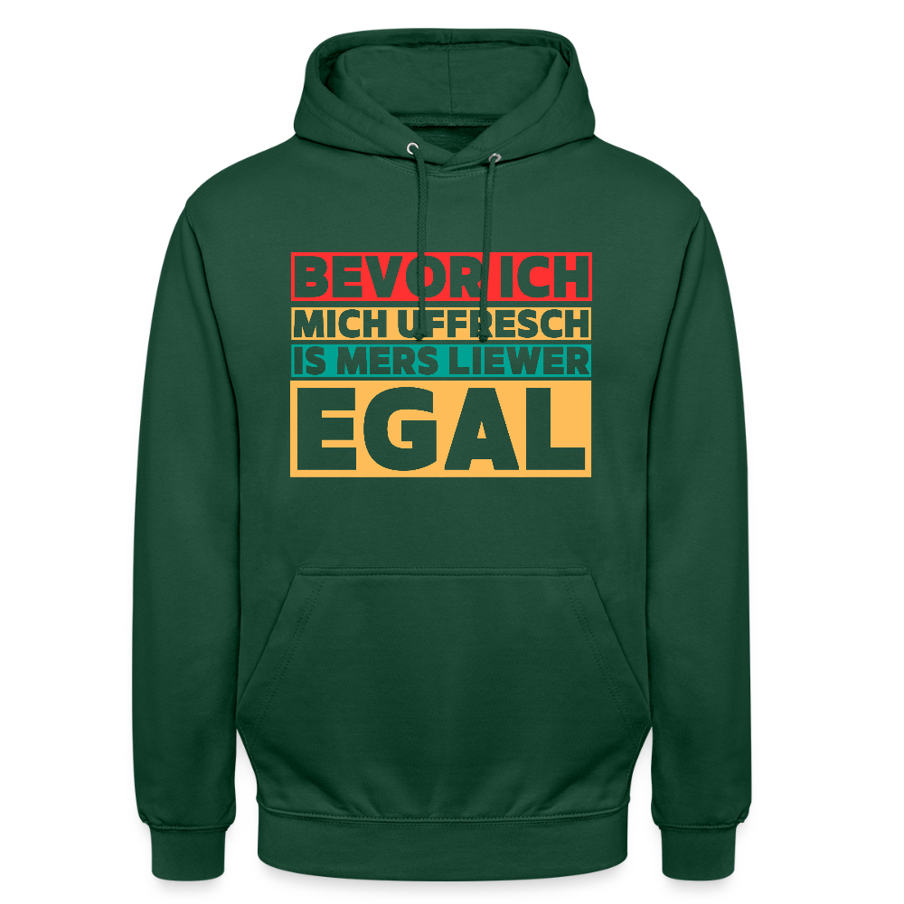 „Gude“ – Retro Look aus Hessen - Unisex Hoodie - Flaschengrün