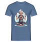 Coole Yoga Oma - Meditation im besten Alter  - Männer T-Shirt - Taubenblau 