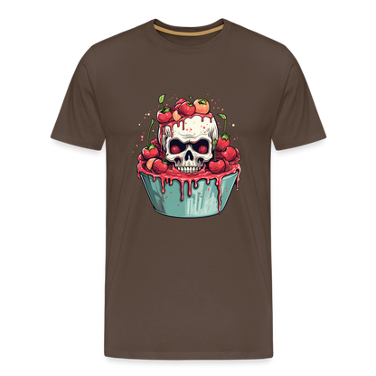 Gruseliges Horror Kirschtörtchen - Happy Halloween - Männer Premium T-Shirt - by Artful Alchemist