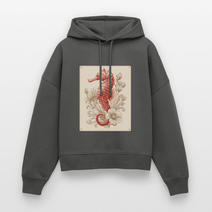 Vintage Seepferdchen - Stanley/Stella Boxy Frauen Bio Hoodie Nora - by Artful Alchemist