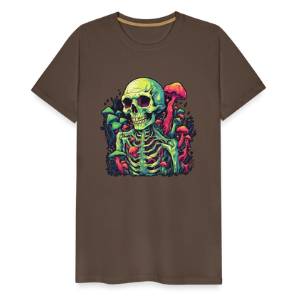 Horror Pilz Skelett - Happy Halloween - Männer Premium T-Shirt - by Artful Alchemist