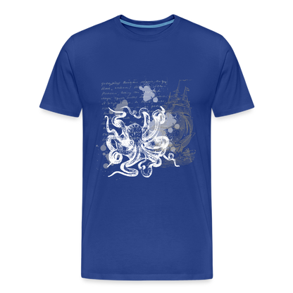 Vintage Steampunk Oktopus Motiv - Männer Premium T-Shirts - by Artful Alchemist